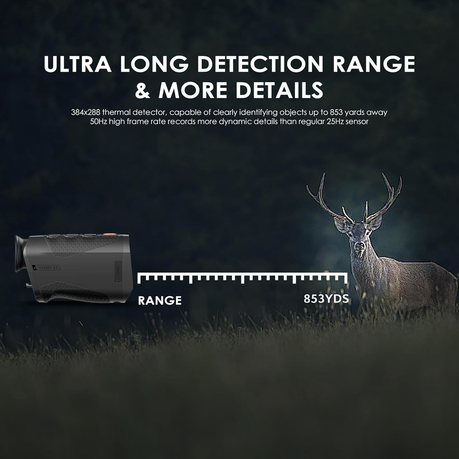 RIX Optics POCKET K3 Thermal Imaging Monocular