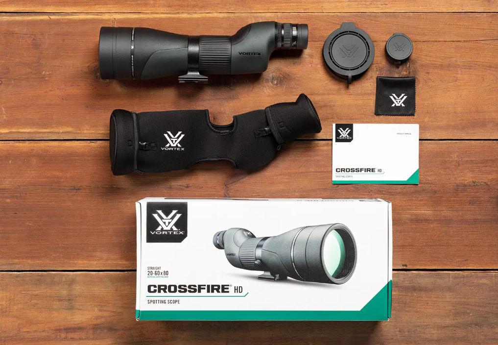 Vortex Crossfire HD 20-60x80 Spotting Scope - Straight