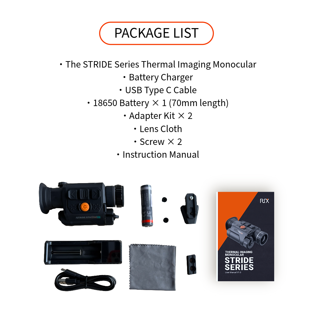 RIX Optics STRIDE ST3 Lite Thermal Imaging Monocular