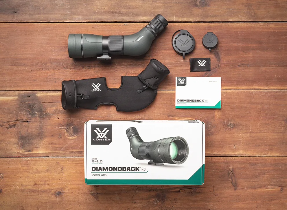 Vortex Diamondback HD Spotting Scope 16-48x65 Angled