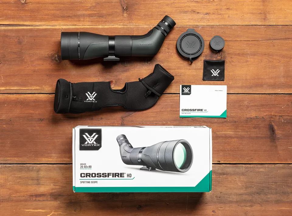 Vortex Crossfire HD 20-60x80 Spotting Scope - Angled