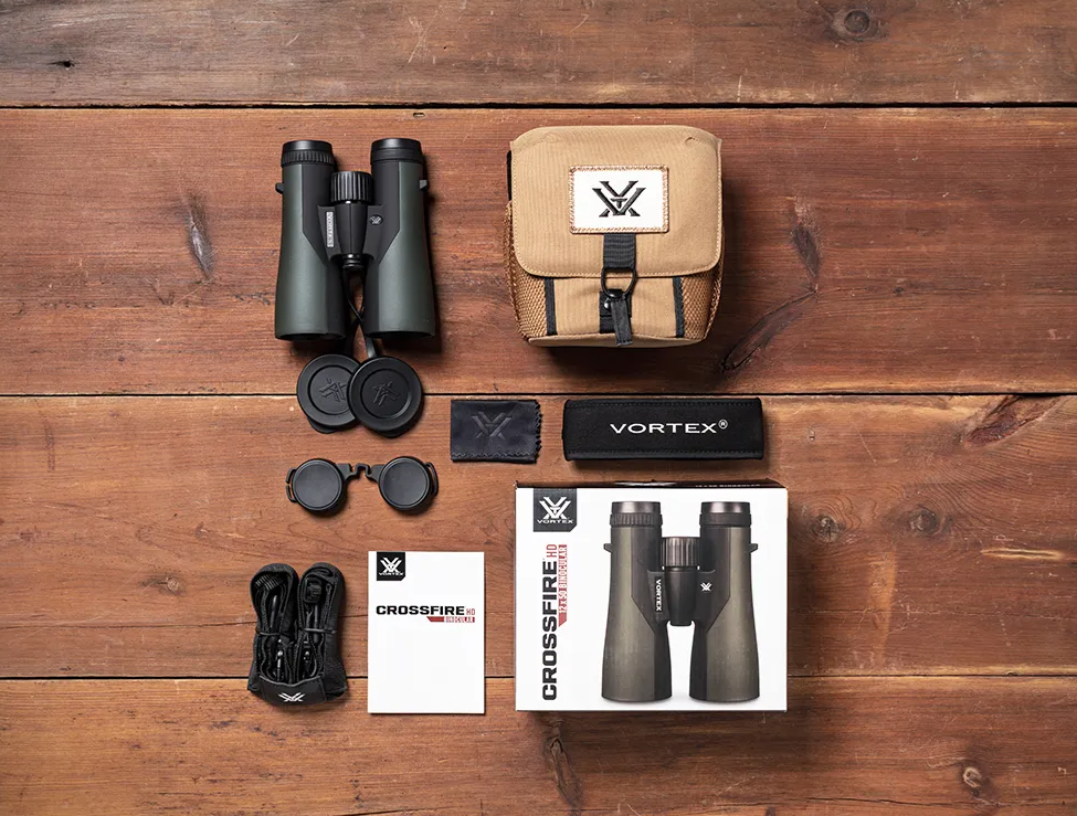 Vortex Crossfire HD 8x42 Binocular c/w GlassPak Case