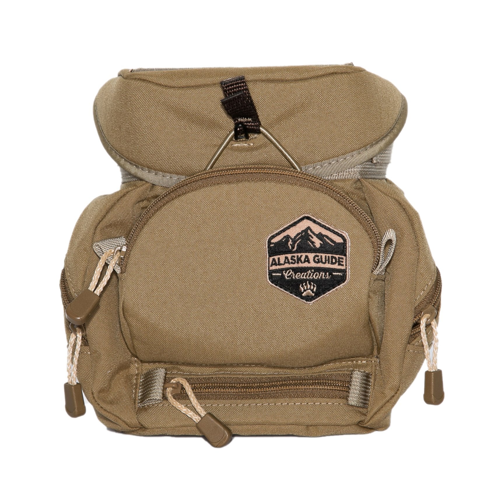 Alaska Guide Creations Kodiak C.U.B. with M.A.X. Pocket Bino Guide Pack - Coyote Brown