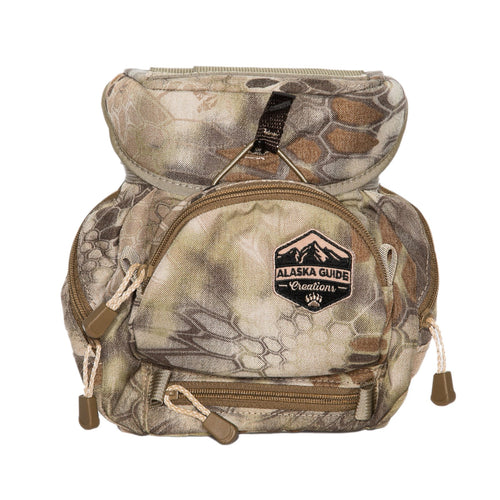Alaska Guide Creations Kodiak C.U.B. with M.A.X. Pocket Bino Guide Pack - Kryptec Highlander