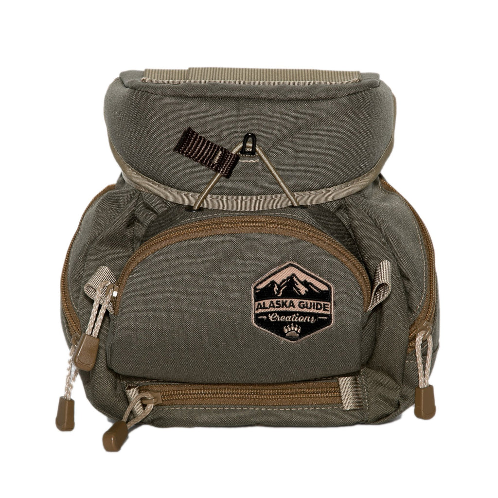 Alaska Guide Creations Kodiak C.U.B. with M.A.X. Pocket Bino Guide Pack - Ranger Green